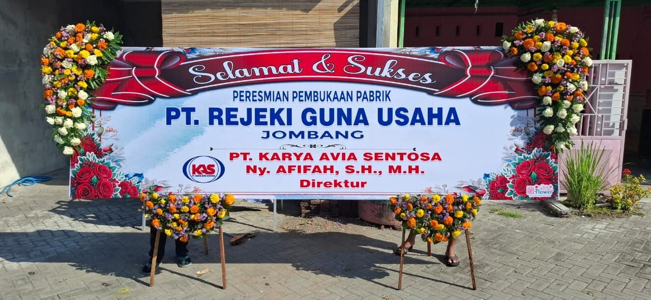 Papan Bunga 4 Meter